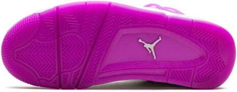 Jordan Kids Air Jordan 4 Retro "Hyper Violet" sneakers White