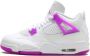 Jordan Kids Air Jordan 4 Retro "Hyper Violet" sneakers White - Thumbnail 5