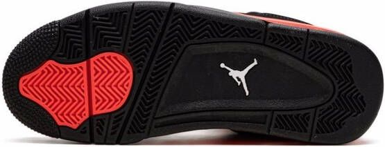 Jordan Kids Air Jordan 4 Retro "Red Thunder" sneakers Black