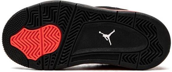 Jordan Kids Air Jordan 4 Retro "Red Thunder" sneakers Black