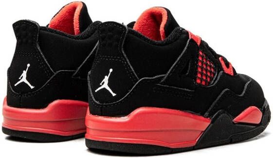 Jordan Kids Air Jordan 4 Retro "Red Thunder" sneakers Black