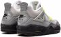 Jordan Kids Air Jordan 4 Retro "Neon" sneakers Grey - Thumbnail 3