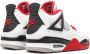 Jordan Kids Air Jordan 4 Retro "Fire Red" sneakers White - Thumbnail 3