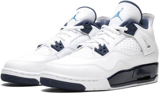 Jordan Kids Air Jordan 4 Retro BG "Legend Blue" sneakers White