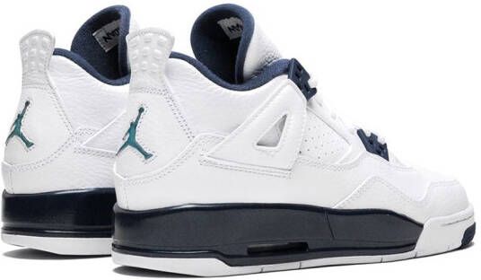 Jordan Kids Air Jordan 4 Retro BG "Legend Blue" sneakers White