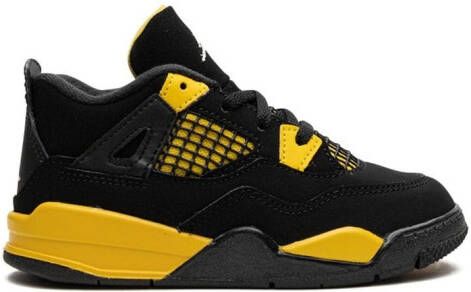 Jordan Kids Air Jordan 4 "Thunder" sneakers Black