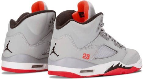Jordan Kids Air Jordan 5 Retro GG "Hot Lava" sneakers Grey