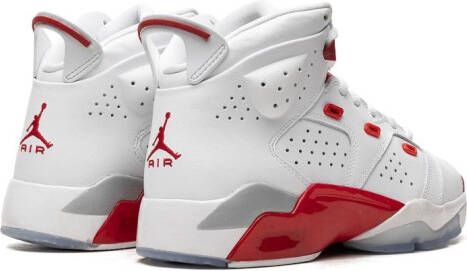 Jordan Kids Air Jordan 6-17-23 "Fire Red" sneakers White