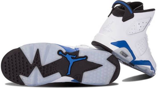 Jordan Kids Air Jordan 6 Retro BG "Sport Blue" sneakers White