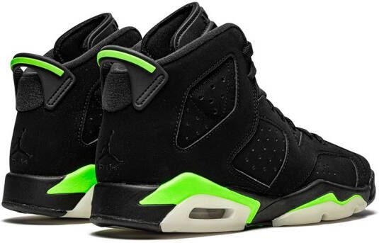 Jordan Kids Air Jordan 6 Retro "Electric Green" sneakers Black