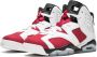 Jordan Kids Air Jordan 6 Retro "Carmine" sneakers White - Thumbnail 2