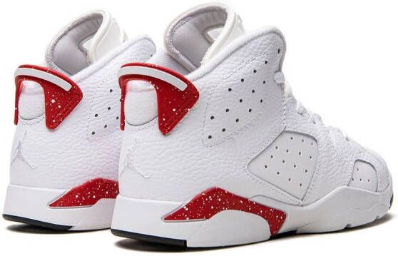 Jordan Kids Air Jordan 6 Retro "Red Oreo" sneakers White