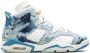 Jordan Kids Air Jordan 6 Retro "Washed Denim" sneakers White - Thumbnail 2
