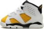 Jordan Kids Air Jordan 6 Retro "Yellow Ochre" sneakers White - Thumbnail 5