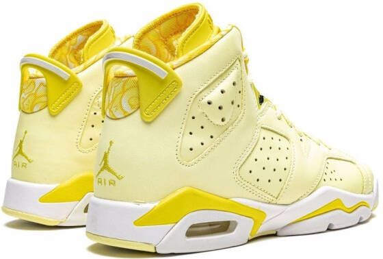 Jordan Kids Air Jordan 6 "Citron Tint Floral" sneakers Yellow