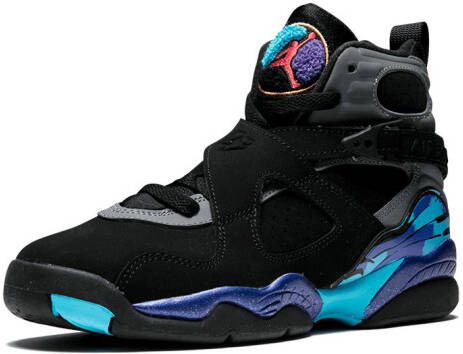 Jordan Kids Air Jordan 8 Retro BG "Aqua" sneakers Black