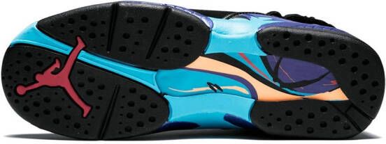 Jordan Kids Air Jordan 8 Retro BG "Aqua" sneakers Black