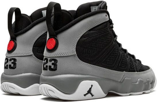 Jordan Kids Air Jordan 9 Retro "Particle Grey" sneakers Black