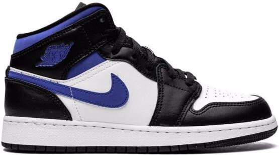 Jordan Kids Air Jordan 1 Mid "Racer Blue Black White" sneakers