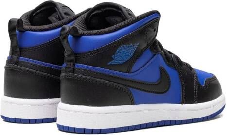 Jordan Kids Air Jordan Retro 1 Mid "Black Royal Blue" sneakers
