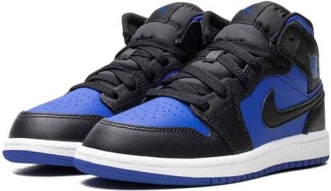 Jordan Kids Air Jordan Retro 1 Mid "Black Royal Blue" sneakers
