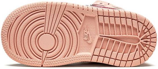 Jordan Kids Jordan 1 Mid "Arctic Orange" sneakers White