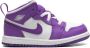 Jordan Kids Jordan 1 Mid "Purple Venom" sneakers - Thumbnail 2