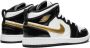 Jordan Kids Jordan 1 MID SE (PS) black gold - Thumbnail 3