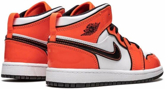 Jordan Kids Jordan 1 Mid SE "Turf Orange" sneakers