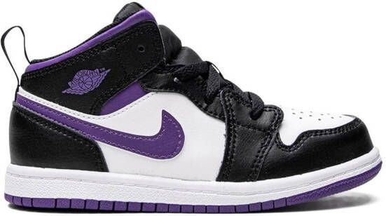 Jordan Kids Jordan 1 Mid "Dark Iris" sneakers Black