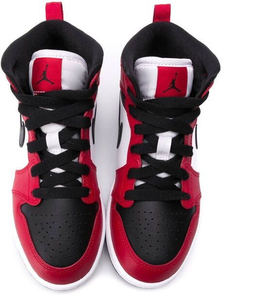 Jordan Kids Air Jordan 1 Mid "Chicago Black Toe" sneakers Red