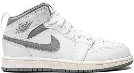 Jordan Kids Jordan 1 Mid "Stealth" sneakers White