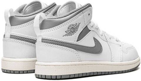Jordan Kids Jordan 1 Mid "Stealth" sneakers White