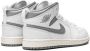 Jordan Kids Jordan 1 Mid "Stealth" sneakers White - Thumbnail 3
