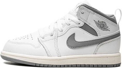 Jordan Kids Jordan 1 Mid "Stealth" sneakers White