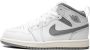 Jordan Kids Jordan 1 Mid "Stealth" sneakers White - Thumbnail 5