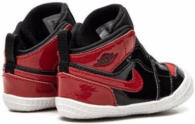 Jordan Kids Jordan 1 "Patent Bred" sneaker booties Black