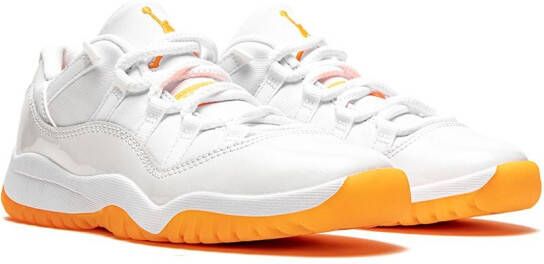 Jordan Kids Jordan 11 Retro Low "Bright Citrus" sneakers White