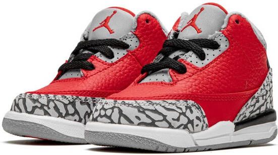Jordan Kids Jordan 3 Retro unite red cement