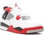 Jordan Kids Jordan 4 Retro "Fire Red 2020" sneakers White - Thumbnail 2