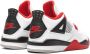 Jordan Kids Jordan 4 Retro "Fire Red 2020" sneakers White - Thumbnail 3