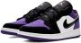 Jordan Kids Air Jordan 1 Low "Court Purple" sneakers Black - Thumbnail 2
