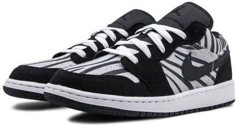 Jordan Kids Air Jordan 1 Low "Zebra" sneakers Black