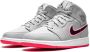 Jordan Kids Air Jordan 1 Mid "Wolf Grey Racer Pink" sneakers - Thumbnail 2