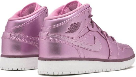 Jordan Kids Air Jordan 1 Mid "Pink Rise" sneakers