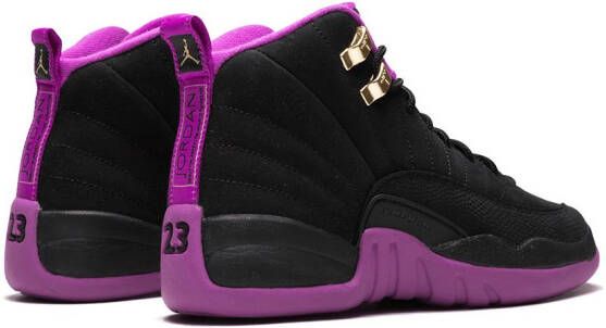 Jordan Kids Air Jordan 12 Retro "Hyper Violet" sneakers Black