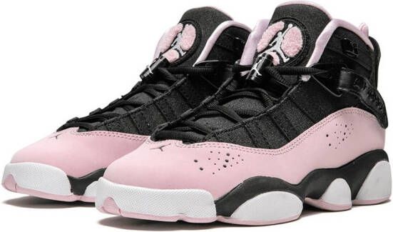 Jordan Kids Jordan 6 Rings "Black Pink Foam Anthracite" sneakers