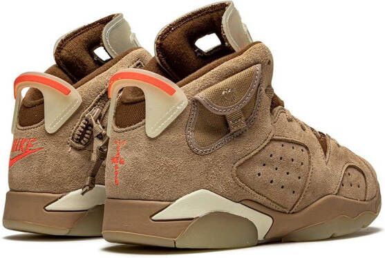 Jordan Kids x Travis Scott Air Jordan 6 Retro "British Khaki" sneakers Brown