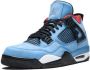 Jordan x Travis Scott Air 4 Retro "Cactus Jack" sneakers Blue - Thumbnail 4