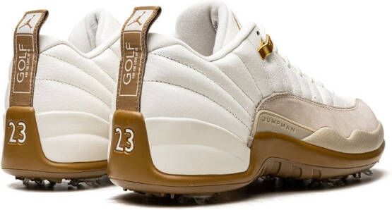 Jordan 12 Golf "Driftwood" sneakers White